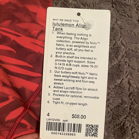 Lululemon Align Tank NWT - Picture 3 of 4